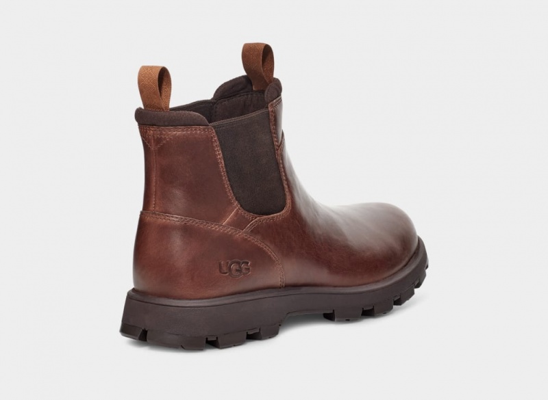 Ugg Hillmont Men's Chelsea Boots Brown | ASDYCOZ-98