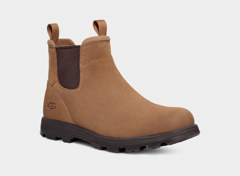 Ugg Hillmont Men's Chelsea Boots Brown | OHWYRSC-98