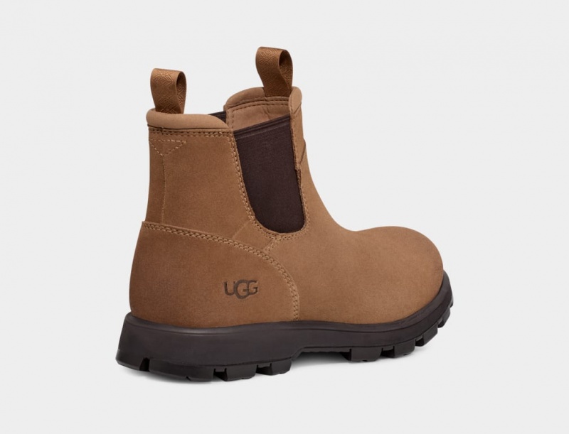 Ugg Hillmont Men's Chelsea Boots Brown | OHWYRSC-98