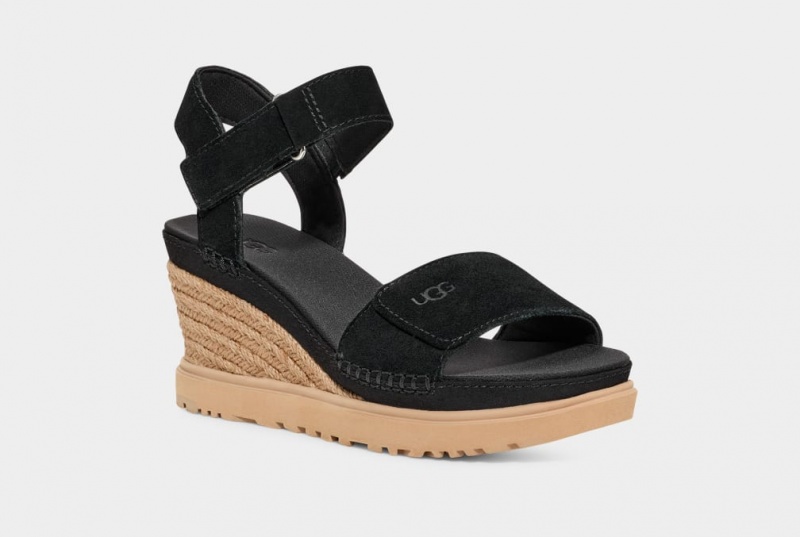 Ugg Ileana Strap Women's Sandals Black | AIWBGMF-51