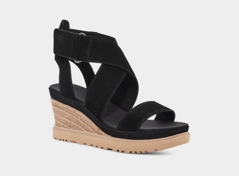 Ugg Ileana Women's Sandals Black | RSILBHN-47