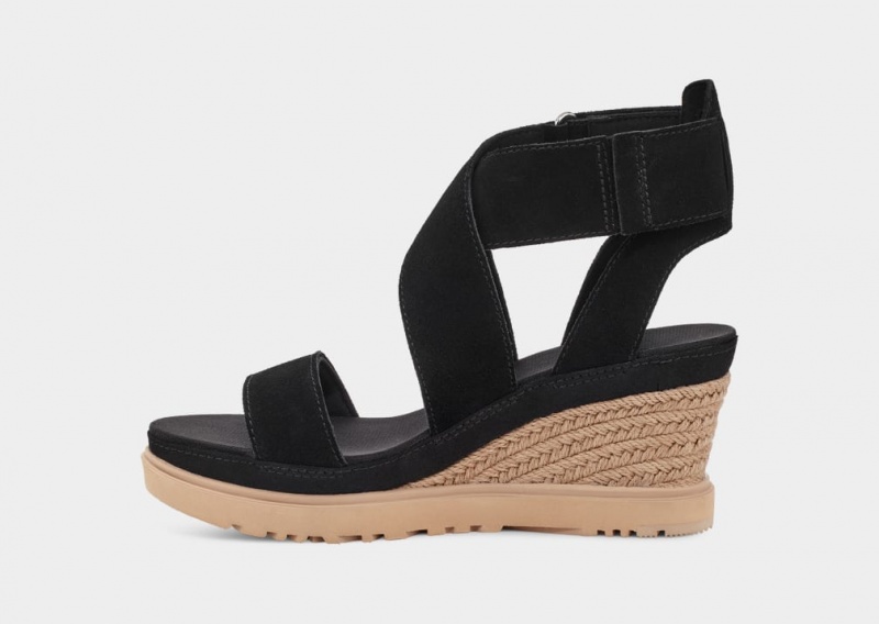 Ugg Ileana Women's Sandals Black | RSILBHN-47