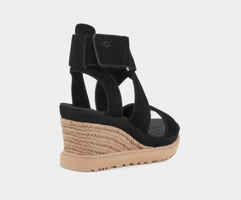 Ugg Ileana Women's Sandals Black | RSILBHN-47