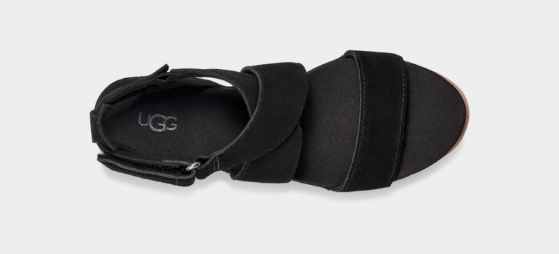 Ugg Ileana Women's Sandals Black | RSILBHN-47