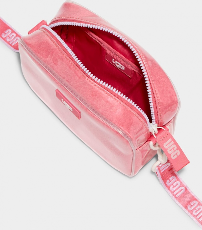 Ugg Janey II Clear Women's Bags Pink | KXAJCSD-20