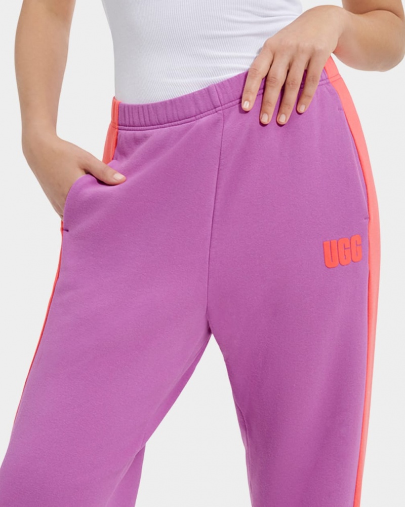 Ugg Jayleen Blocked Women's Sweatpants Coral | AGLFVOS-29