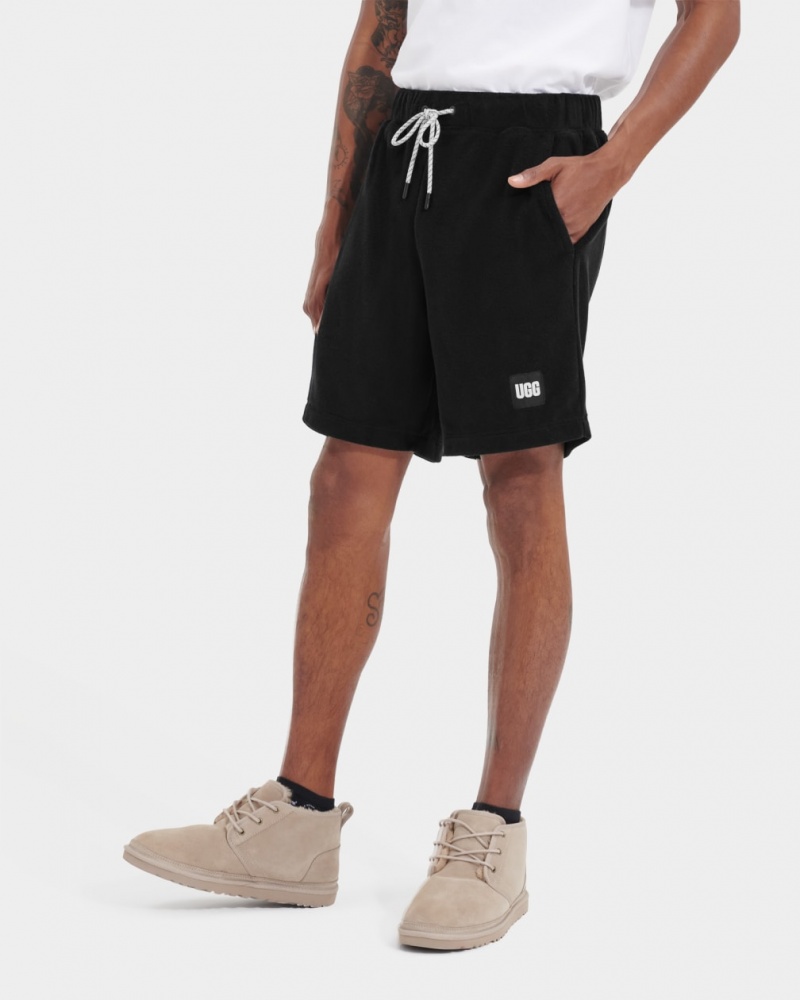 Ugg Kendrix FL Men's Shorts Black | LMRJHAE-72