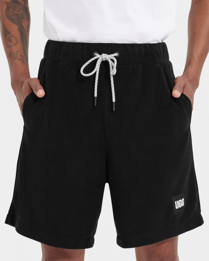 Ugg Kendrix FL Men's Shorts Black | LMRJHAE-72