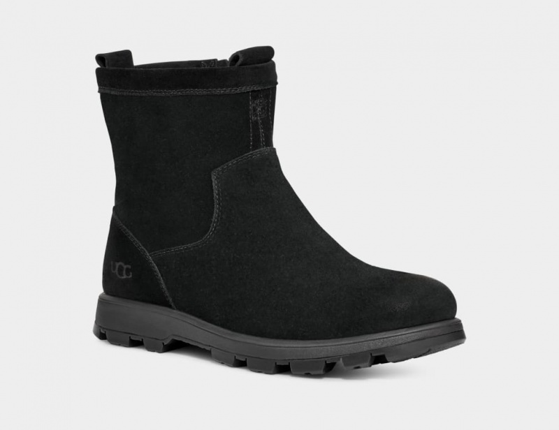 Ugg Kennen Men's Boots Black | ZSFXUYJ-63