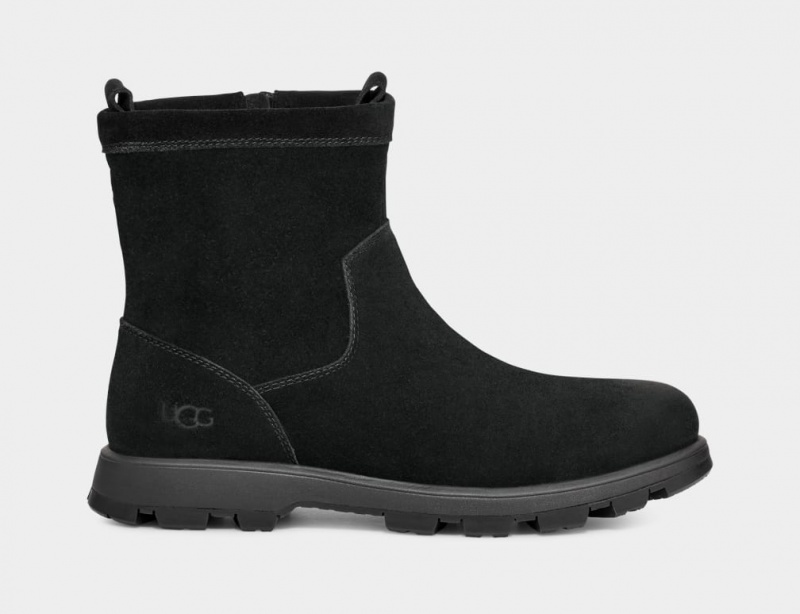 Ugg Kennen Men\'s Boots Black | ZSFXUYJ-63