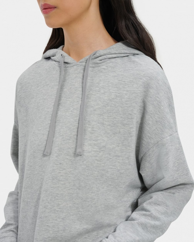 Ugg Kyree Micro Terry Women's Hoodie Grey | CDRZFAK-63