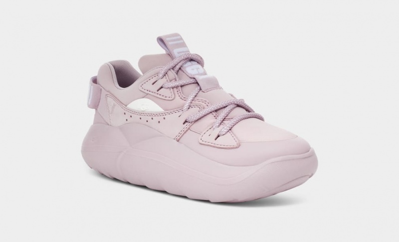 Ugg LA Cloud Lace Women's Sneakers Rose / Grey | ZWJQBXK-10