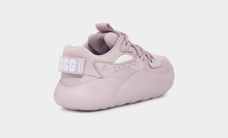 Ugg LA Cloud Lace Women's Sneakers Rose / Grey | ZWJQBXK-10