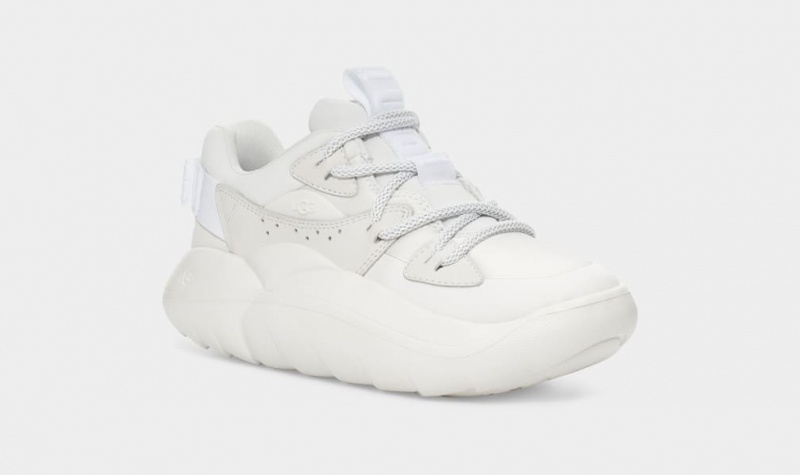 Ugg LA Cloud Lace Women's Sneakers White | MEHUJIT-58