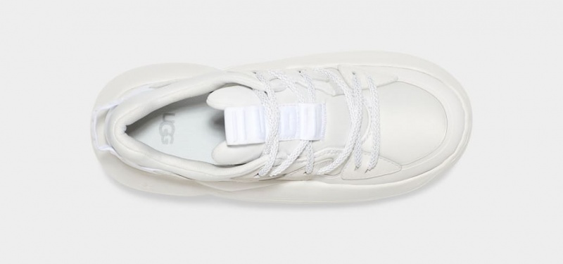 Ugg LA Cloud Lace Women's Sneakers White | MEHUJIT-58