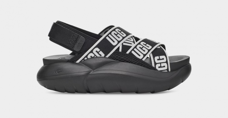 Ugg LA Cloud Women's Sandals Black | EGZTMYH-24