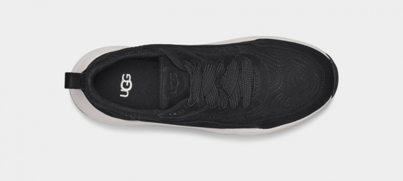 Ugg LA Glide Logo Stitch Women's Sneakers Black | MIATUGP-71