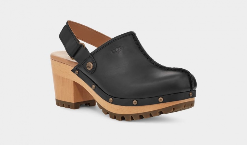 Ugg Lanni Women's Clogs Black | NTEHICG-05