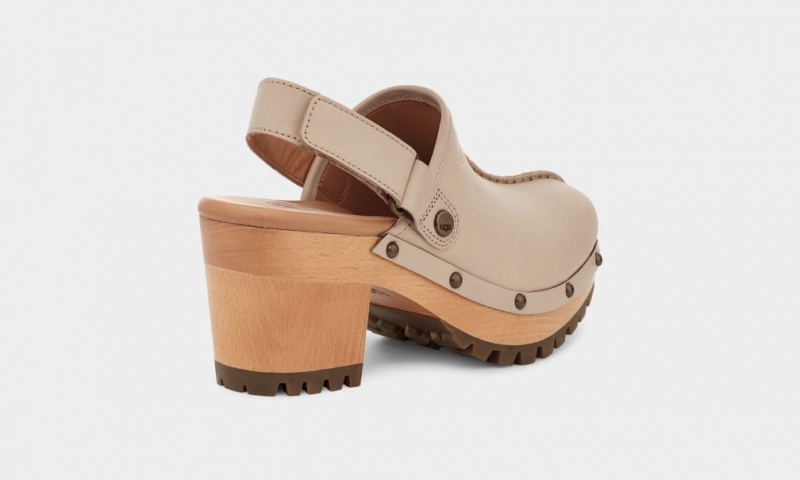 Ugg Lanni Women's Clogs Brown | IEBYLAS-12