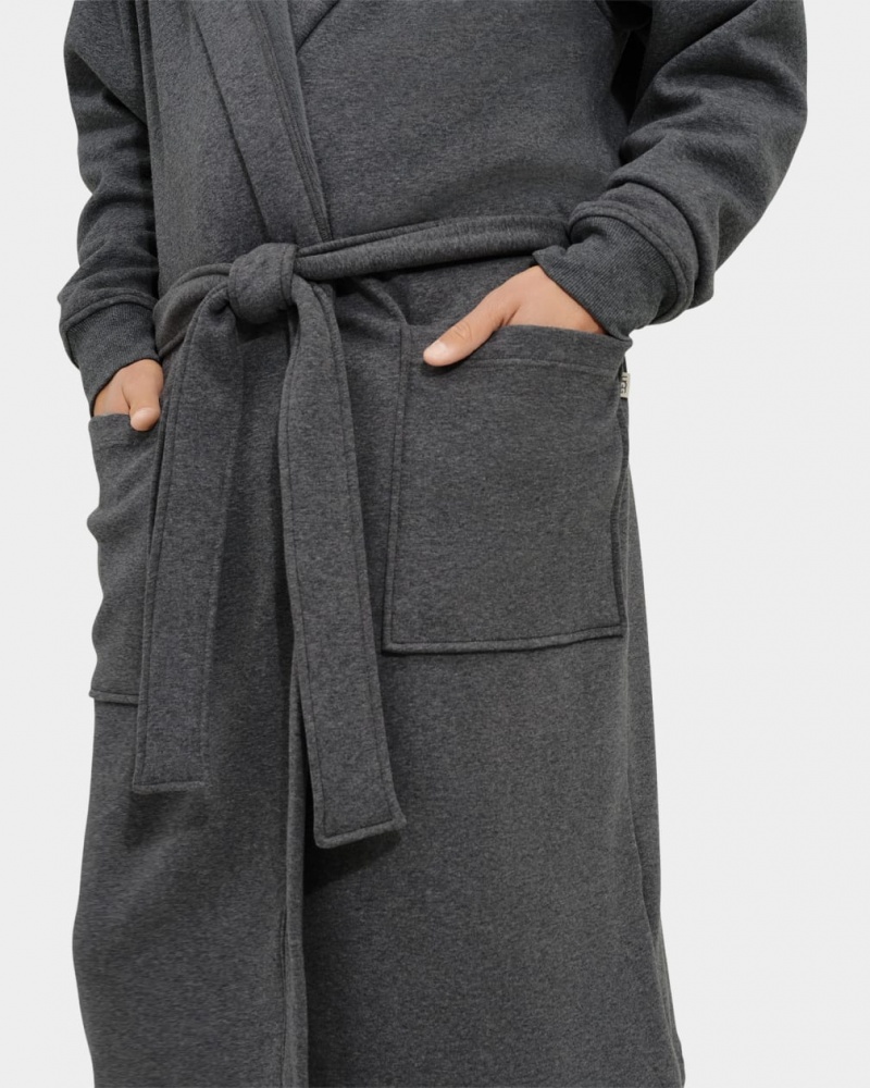 Ugg Leeland Robe Men's Sleepwear Grey | BSWHKOJ-57