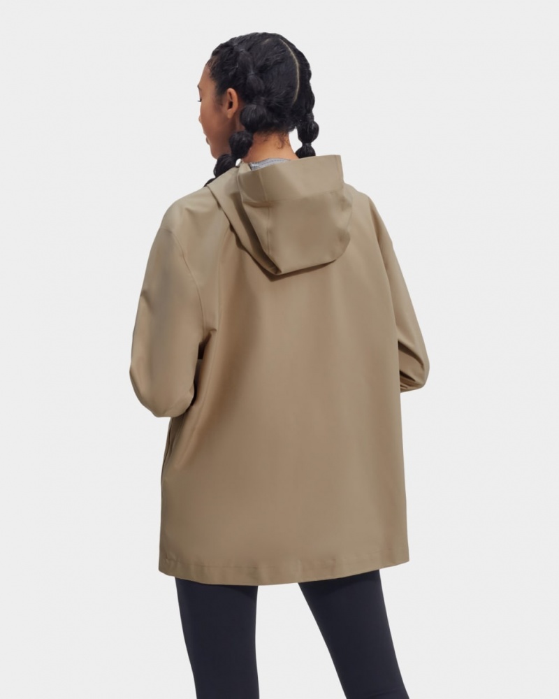 Ugg Lianne Rain Women's Jackets Grey / Brown | KGPUWON-71