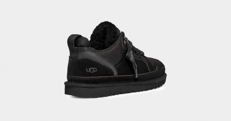 Ugg Lowmel Kids' Sneakers Black | FOPGKLN-95