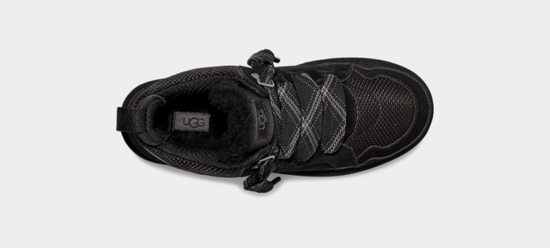 Ugg Lowmel Kids' Sneakers Black | FOPGKLN-95