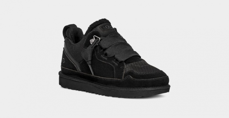 Ugg Lowmel Kids' Sneakers Black | FOPGKLN-95