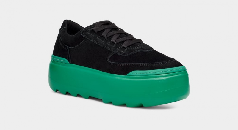 Ugg Marin Mega Lace Women's Sneakers Black / Turquoise / Green | OYTKNXR-98