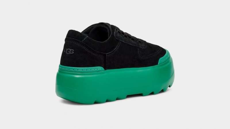 Ugg Marin Mega Lace Women's Sneakers Black / Turquoise / Green | OYTKNXR-98