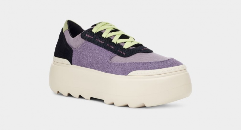 Ugg Marin Mega Lace Women's Sneakers Purple | ACZYJMS-31