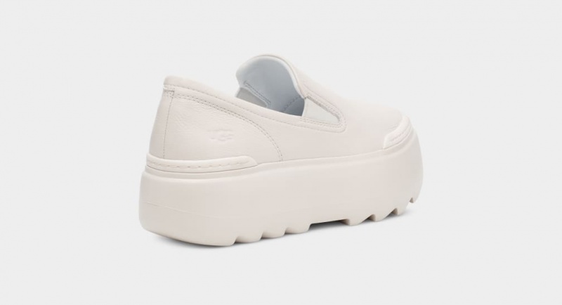 Ugg Marin Mega Women's Slip On White | EDVXJUC-37