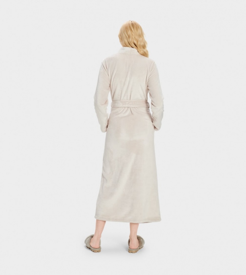 Ugg Marlow Robe Women's Sleepwear Beige | JDWXTNO-54