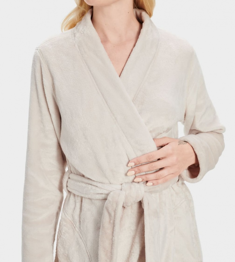 Ugg Marlow Robe Women's Sleepwear Beige | JDWXTNO-54