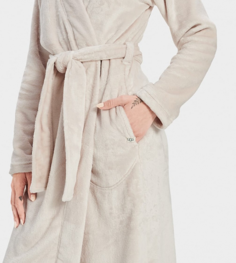 Ugg Marlow Robe Women's Sleepwear Beige | JDWXTNO-54