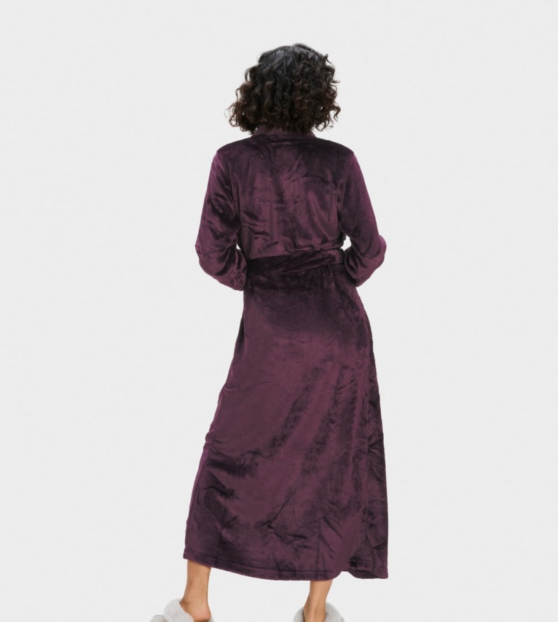 Ugg Marlow Robe Women's Sleepwear Burgundy | BKMGNYW-29