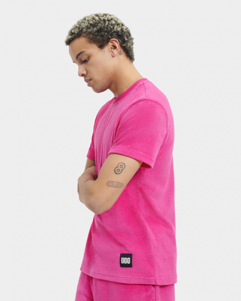 Ugg Mathew Men's Tops Pink | HXYQWDI-41