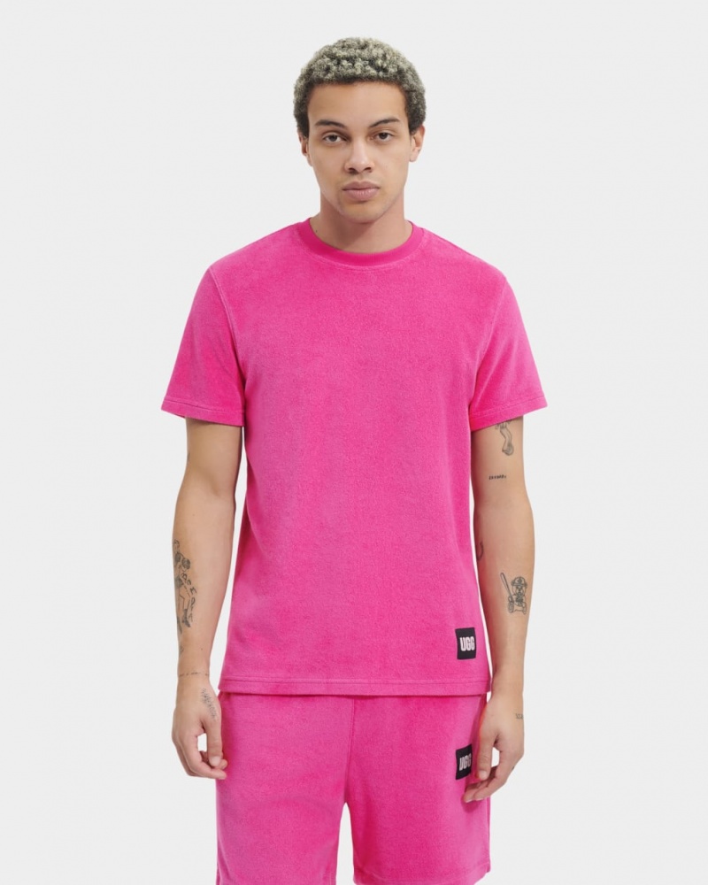 Ugg Mathew Men\'s Tops Pink | HXYQWDI-41