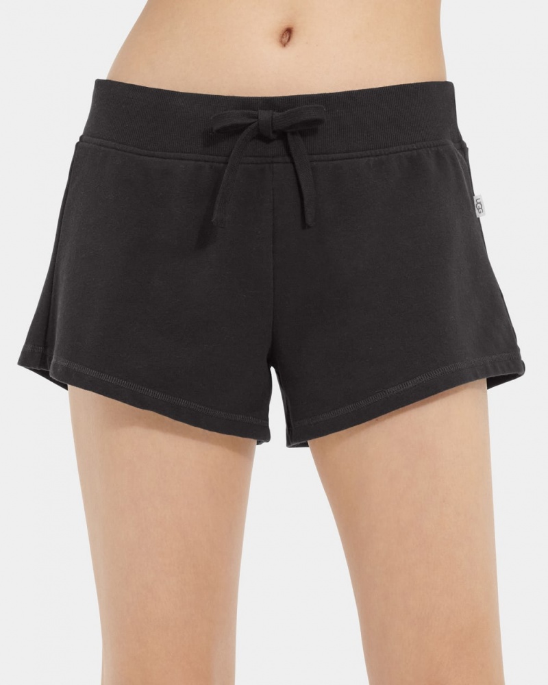 Ugg Maurice Micro Terrys Women's Shorts Black | ULHZBOF-65