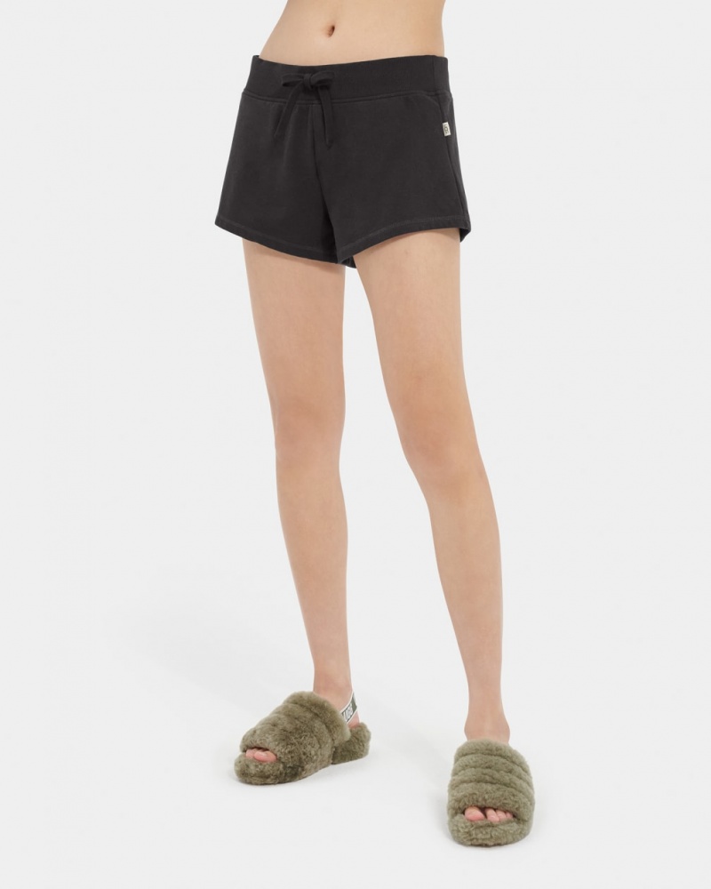 Ugg Maurice Micro Terrys Women's Shorts Black | ULHZBOF-65