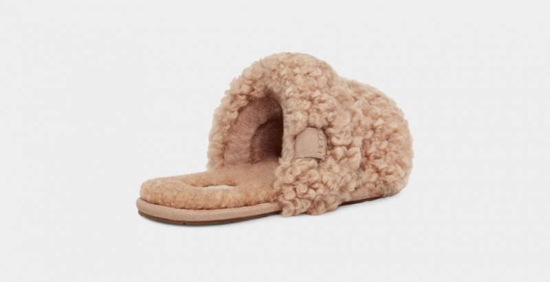 Ugg Maxi Curly Scuffetta Women's Slippers Brown | RWYFQUP-49