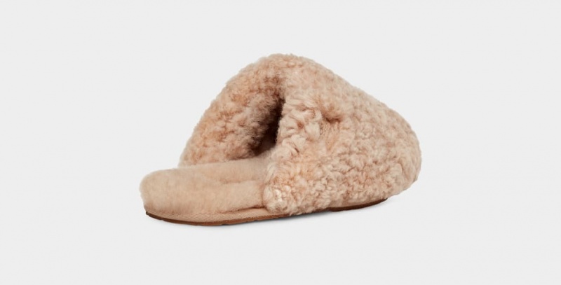 Ugg Maxi Curly Women's Slippers Brown | LOPABME-41