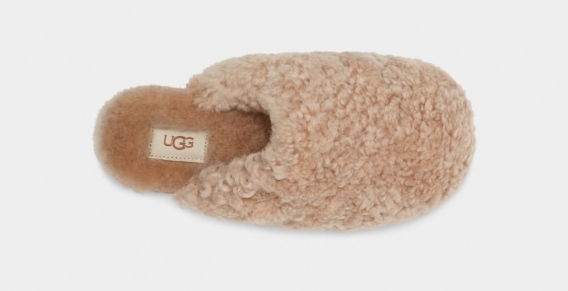 Ugg Maxi Curly Women's Slippers Brown | LOPABME-41