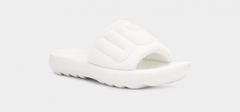 Ugg Mini Women's Slides White | GBLTERN-07