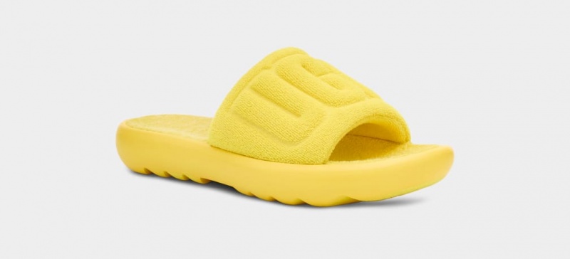 Ugg Mini Women's Slides Yellow | YXWNEIL-62