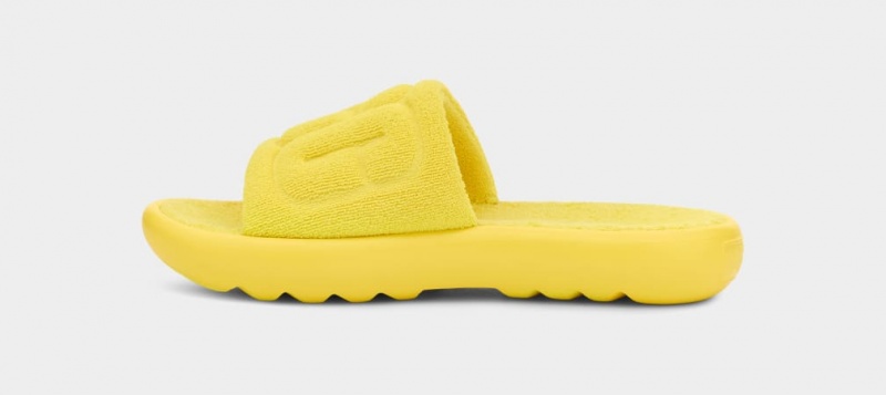 Ugg Mini Women's Slides Yellow | YXWNEIL-62