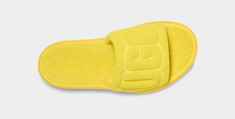 Ugg Mini Women's Slides Yellow | YXWNEIL-62