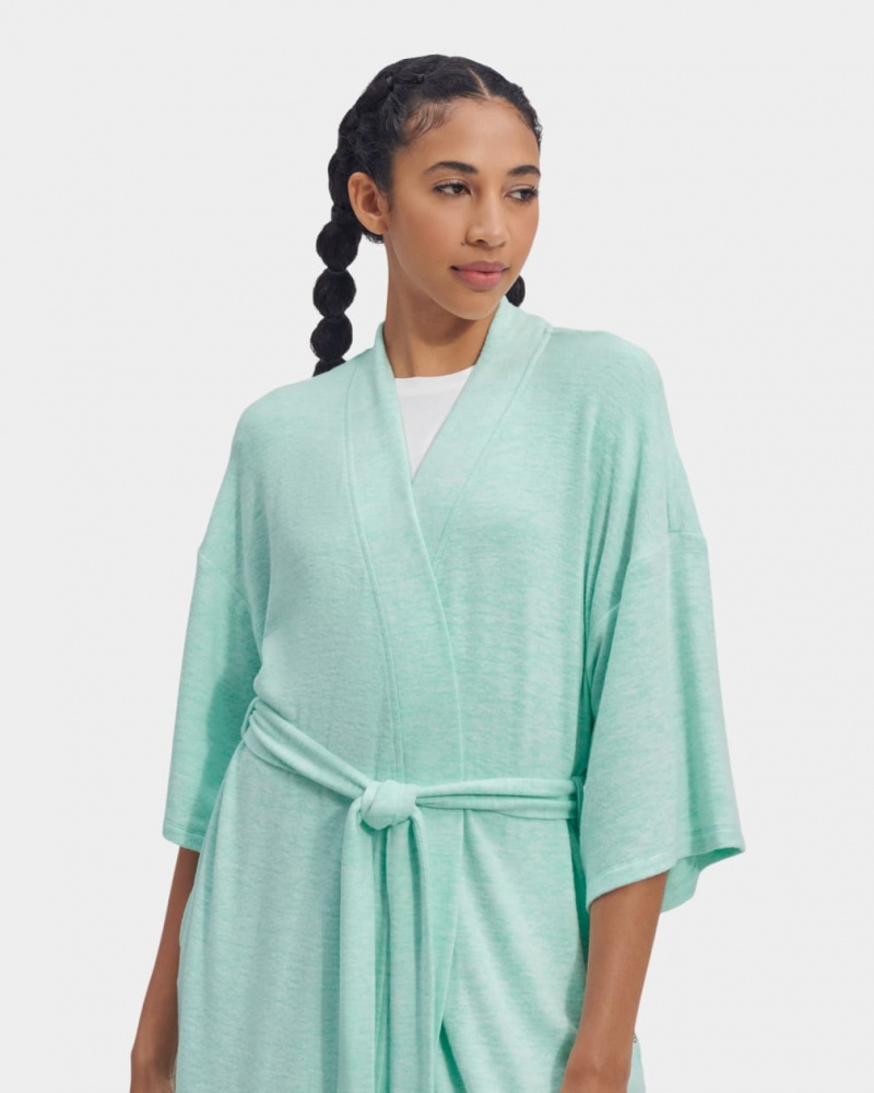 Ugg Monrose Robe Women's Sleepwear Green | GHTVILB-02