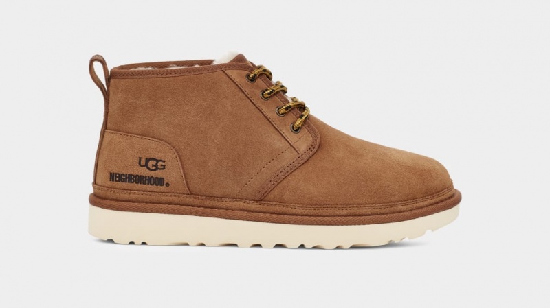 Ugg Neighborhood Neumel Men\'s Boots Brown | NAKEVOP-10