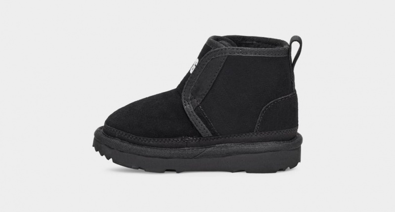 Ugg Neumel EZ-Fit Kids' Boots Black | KLGJENB-83